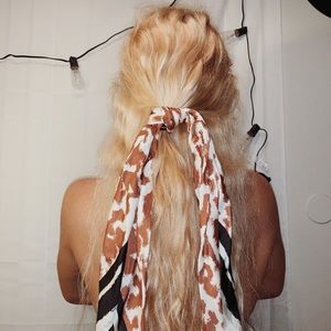 Giraffe Print Head Scarf